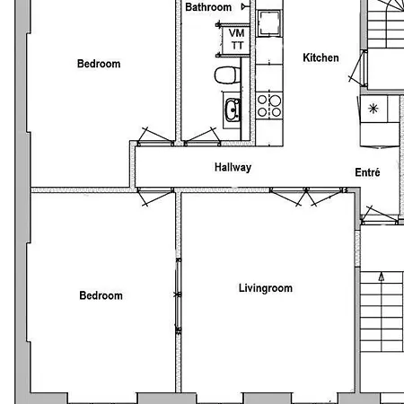 Apartment Korsgade Kopenhagen